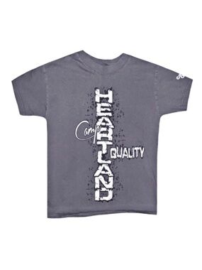 PORT AND COMPANY Camp Quality Heartland Kid's Grey Short Sleeve Top Small 6-8